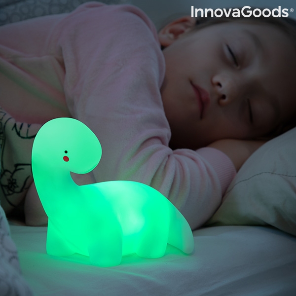 Viacfarebn LED lampa v tvare dinosaura Lightosaurus InnovaGoods