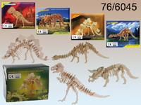 Dreven puzzle - dinosaurus