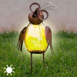 Dekoračná Solárna Lampa Vták