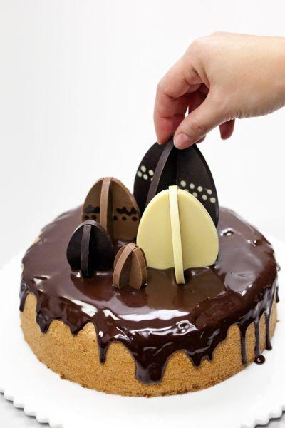 Forma na čokoládové vajíčka v 3D