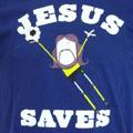 JESUS SAVES, EXTRA LARGE