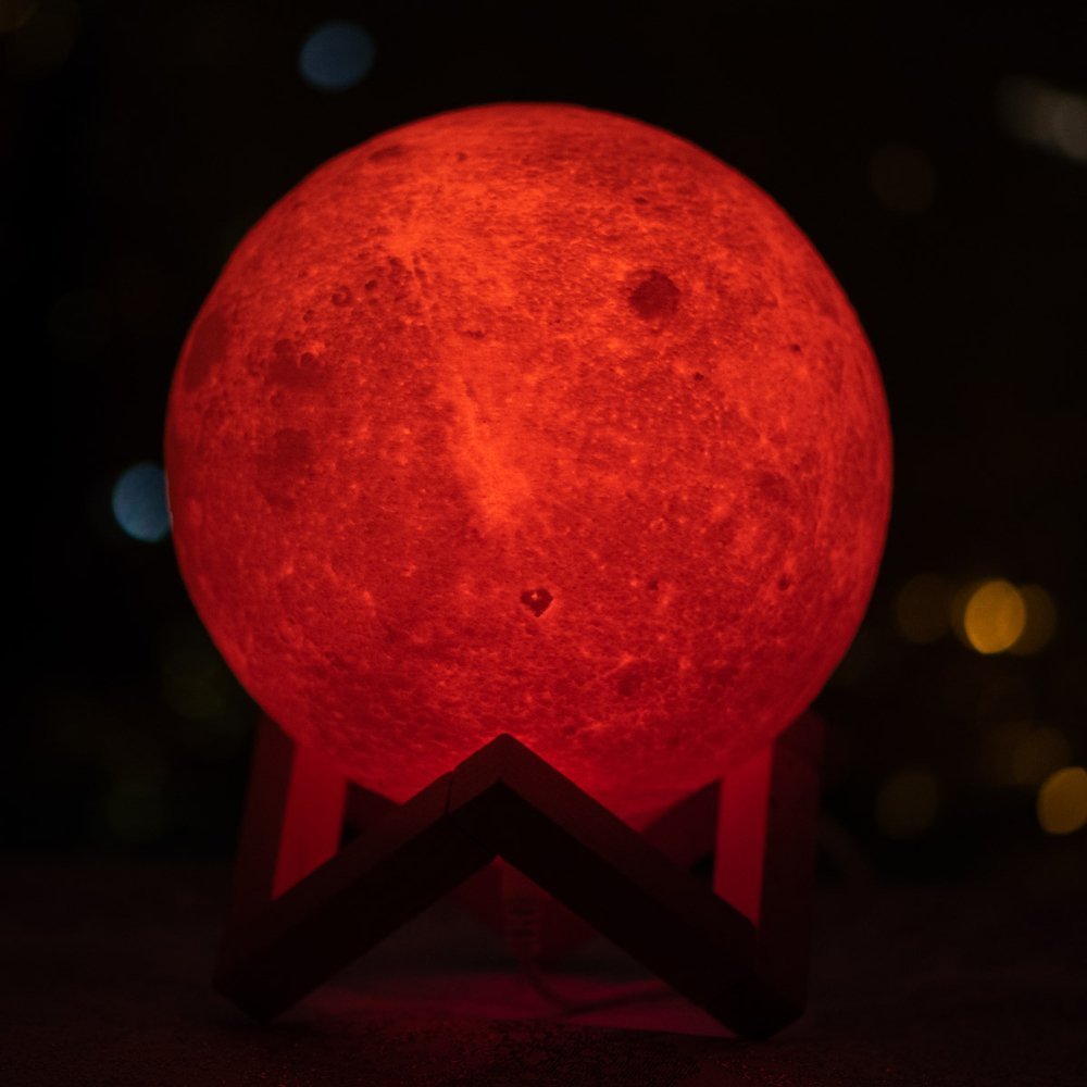 Mesiac 3D stolná lampa 15 cm