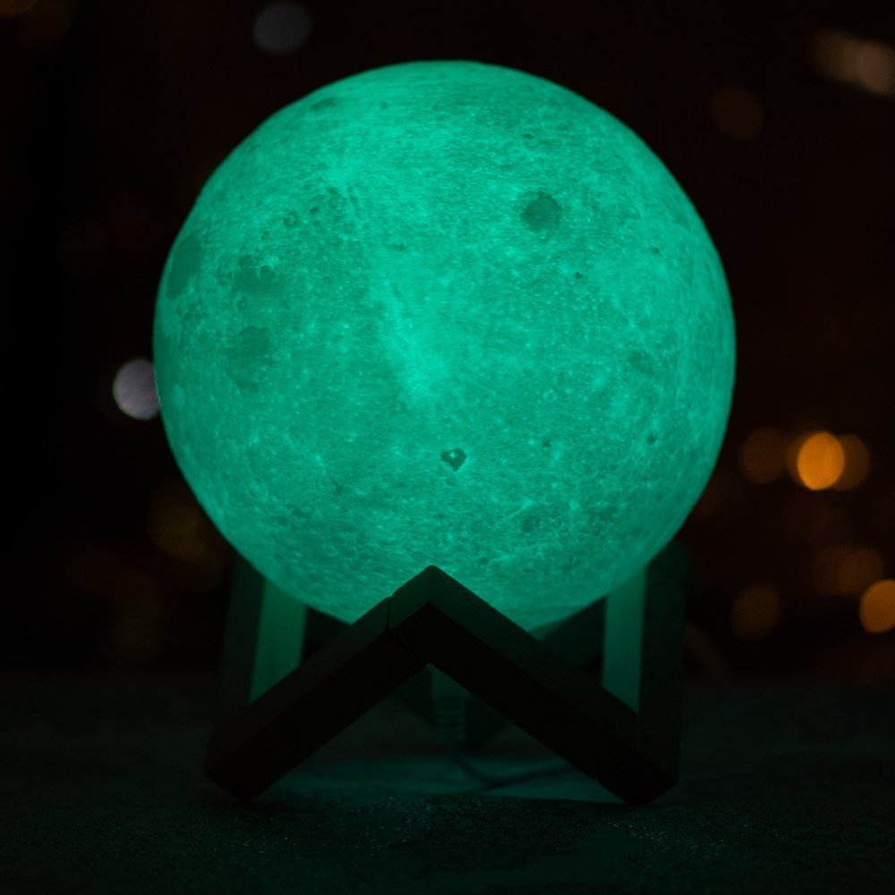 Mesiac 3D stolná lampa 15 cm