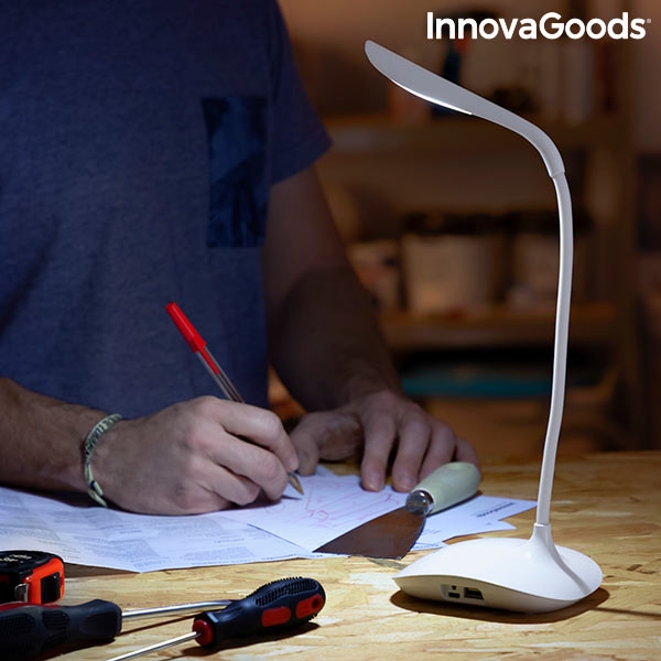 Nabíjateľná dotyková LED stolová lampa Lum2Go InnovaGoods