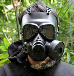 Plynová maska na paintball alebo párty Plynová maska na paintball alebo párty