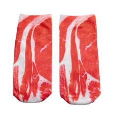 Ponožky s potlačou mäsa